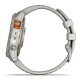 Fenix 7 Pro – Sapphire Solar Edition Titanium with Fog Gray/Ember Orange Band - 010-02777-21 - Garmin